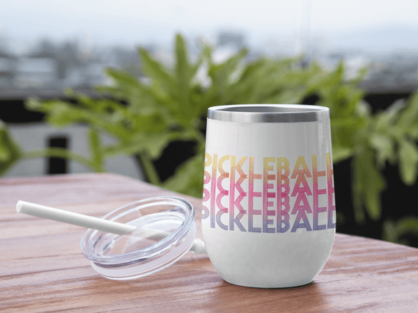 Pickleball Wine Tumbler