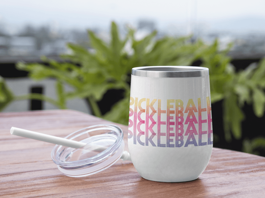 Pickleball Insulated Wine Tumbler